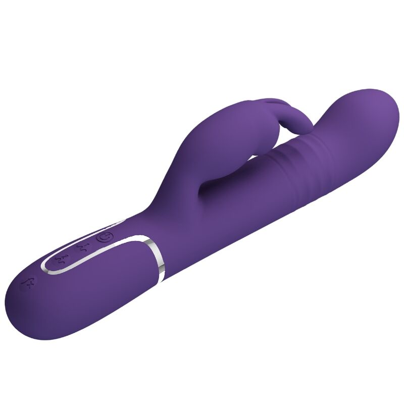 High Tech-Coda Rabbit Vibrator 4 in 1 Purple-Silicone, 7 velocità 3 High Tech-Coda Rabbit Vibrator 4 in 1 Purple-Silicone, 7 velocità — PRETTY LOVE · Vibratori (imaginea 3)