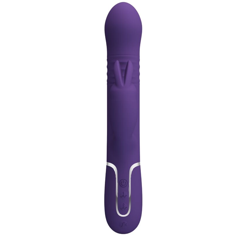 High Tech-Coda Rabbit Vibrator 4 in 1 Purple-Silicone, 7 velocità 2 High Tech-Coda Rabbit Vibrator 4 in 1 Purple-Silicone, 7 velocità — PRETTY LOVE · Vibratori (imaginea 2)