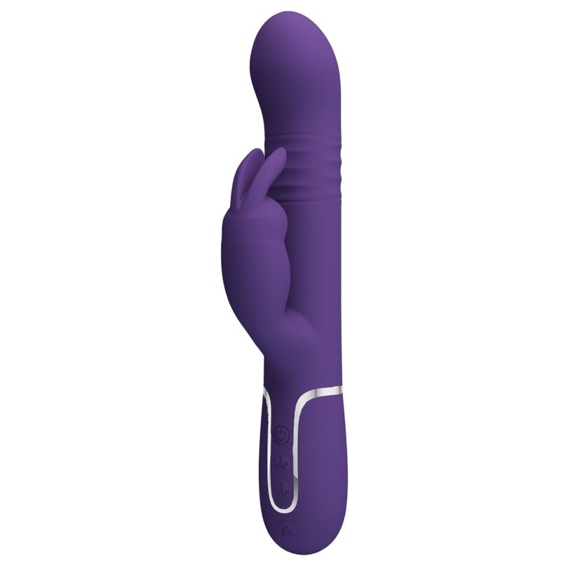 High Tech-Coda Rabbit Vibrator 4 in 1 Purple-Silicone, 7 velocità