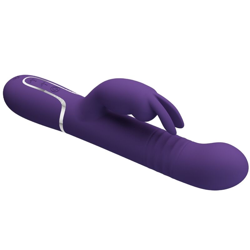 High Tech-Coda Rabbit Vibrator 4 in 1 Purple-Silicone, 7 velocità — PRETTY LOVE · Vibratori (imaginea 4)