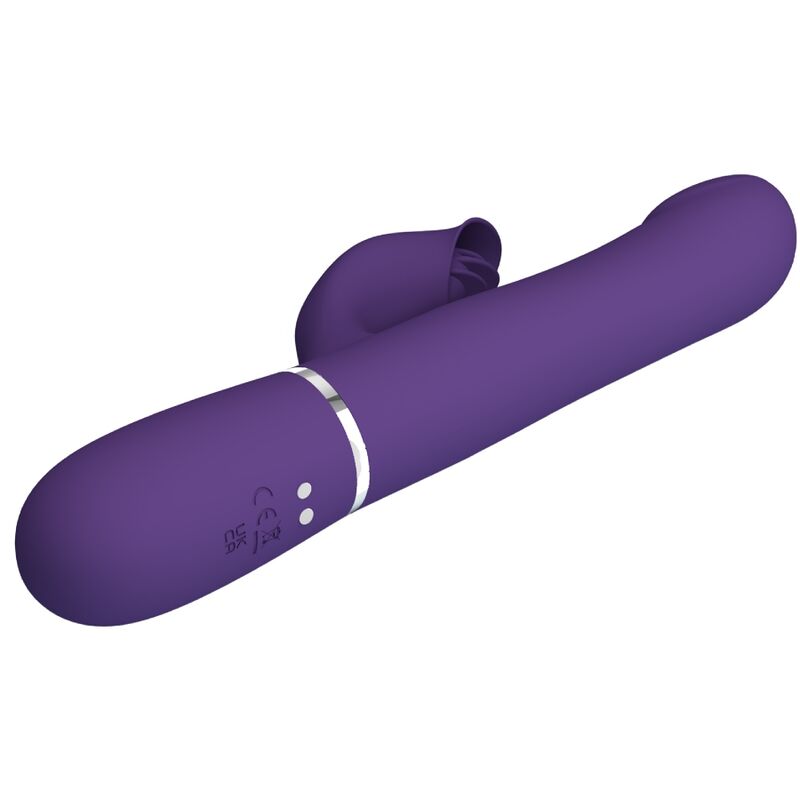 High Tech-Zalin Rabbit Vibrator Pearls 4 in 1 Viola-Silicone, 7 3 High Tech-Zalin Rabbit Vibrator Pearls 4 in 1 Viola-Silicone, 7 — PRETTY LOVE · Vibratori (imaginea 3)