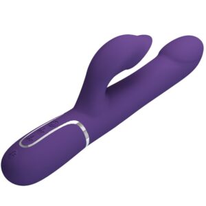 High Tech-Zalin Rabbit Vibrator Pearls 4 in 1 Viola-Silicone, 7