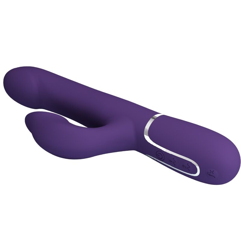 High Tech-Zalin Rabbit Vibrator Pearls 4 in 1 Viola-Silicone, 7 — PRETTY LOVE · Vibratori (imaginea 4)