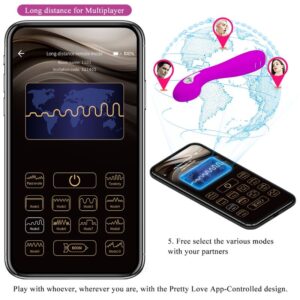 App Series-Hector Elettroshock Vibratore Free App Viola-Silicone 16 App Series-Hector Elettroshock Vibratore Free App Viola-Silicone — PRETTY LOVE · Giocattoli per coppie (imaginea 6)