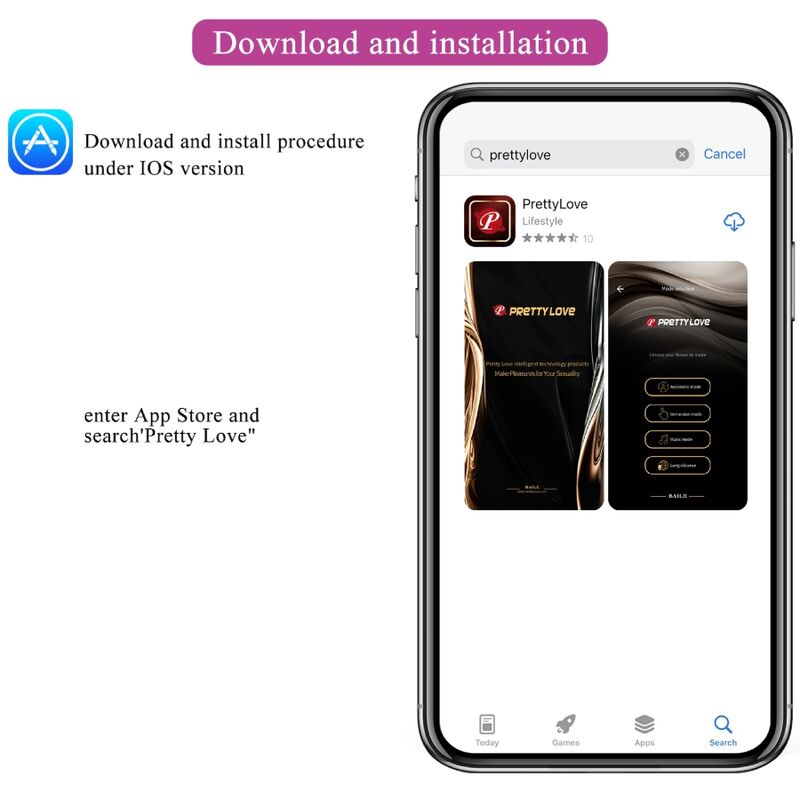 App Series-Hector Elettroshock Vibratore Free App Viola-Silicone 3 App Series-Hector Elettroshock Vibratore Free App Viola-Silicone — PRETTY LOVE · Giocattoli per coppie (imaginea 3)