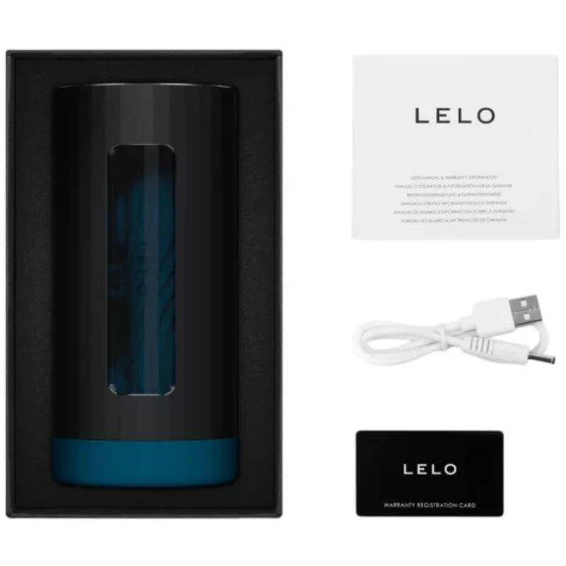 Lelo-F1S V3 Masturbatore Maschio Teal Xl-Silicone, App · Masturbatori (imaginea 4)