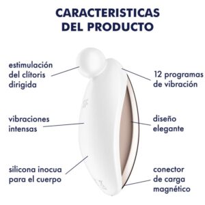 Satisfyer Vibrator-Spot on 2 Lay-on Vibrator White-Silicone, 12 · Vibratori (imaginea 4)