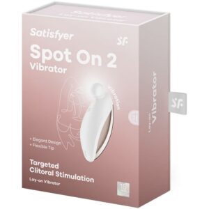 Satisfyer Vibrator-Spot on 2 Lay-on Vibrator White-Silicone, 12 · Vibratori (imaginea 5)