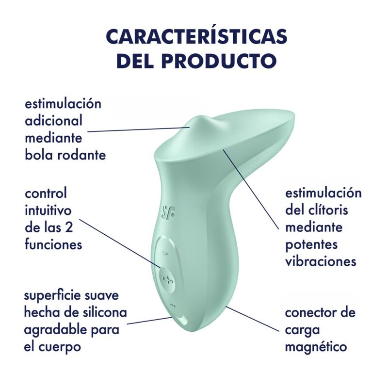 Satisfyer Vibrator-Exciterrr Lay-on per Clitoride, Colore · Vibratori (immagine 4)