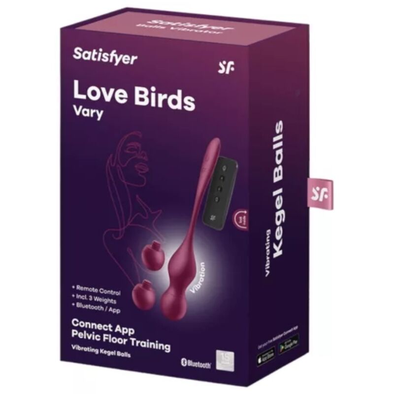 Satisfyer Vibrator-Love Birds Vary Palle Vibratorie con Applicazione 2 Satisfyer Vibrator-Love Birds Vary Palle Vibratorie con Applicazione · Giocattoli anali (imaginea 2)