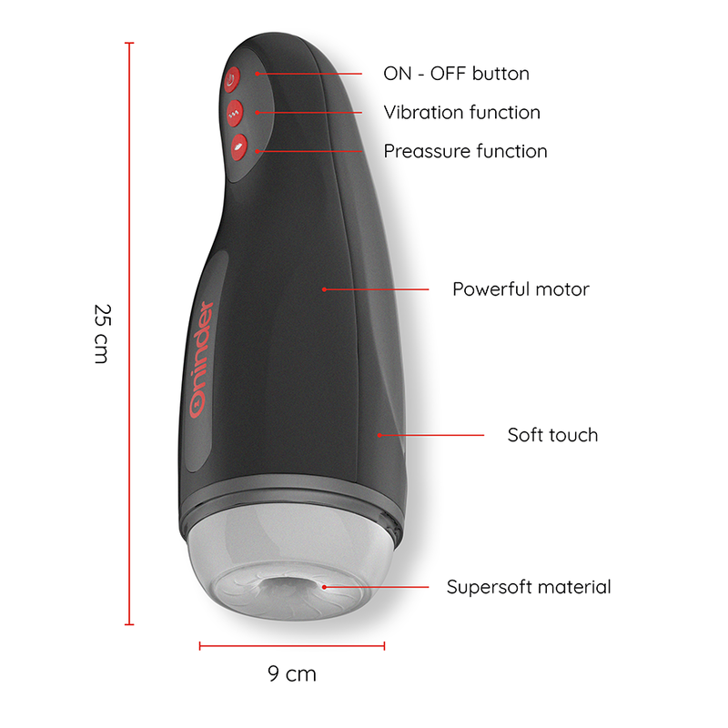 Oninder-Seoul Masturbatore Maschile Ricaricabile 10 Velocità · Giocattoli per coppie (imaginea 7)