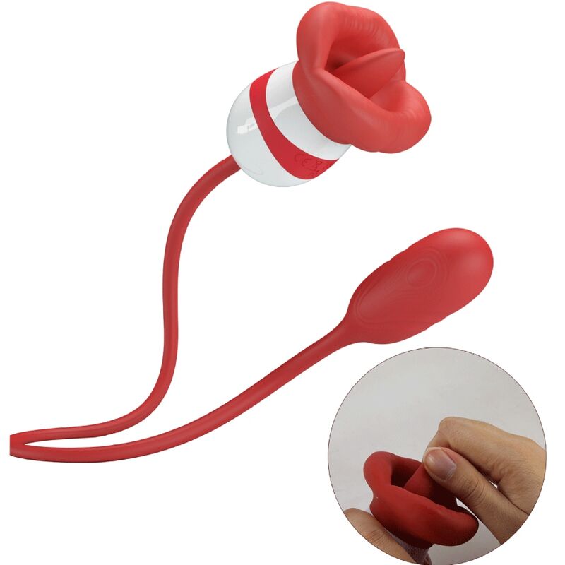 Fun Toys-Aliyah Masturbatore orale Rosso-Silicone, 5 velocità 2 Fun Toys-Aliyah Masturbatore orale Rosso-Silicone, 5 velocità — PRETTY LOVE · Masturbatori (imaginea 2)