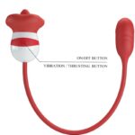 Fun Toys-Aliyah Masturbatore orale Rosso-Silicone, 5 velocità — PRETTY LOVE · Masturbatori