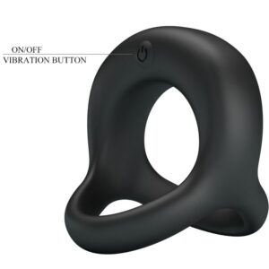 For Him-Elliott Anello Vibratore Nero-Silicone, 10 velocità 18 For Him-Elliott Anello Vibratore Nero-Silicone, 10 velocità — PRETTY LOVE · Anelli & Guaine per pene (imaginea 9)