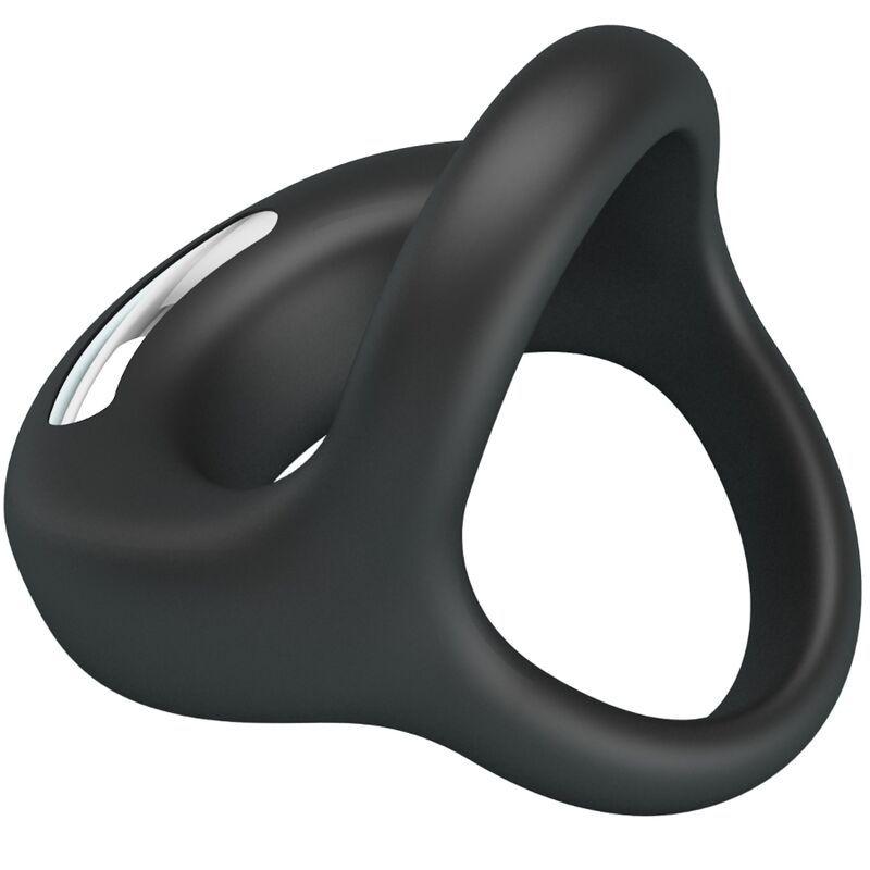 For Him-Elliott Anello Vibratore Nero-Silicone, 10 velocità 4 For Him-Elliott Anello Vibratore Nero-Silicone, 10 velocità — PRETTY LOVE · Anelli & Guaine per pene (imaginea 4)