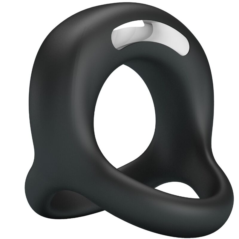 For Him-Elliott Anello Vibratore Nero-Silicone, 10 velocità 2 For Him-Elliott Anello Vibratore Nero-Silicone, 10 velocità — PRETTY LOVE · Anelli & Guaine per pene (imaginea 2)
