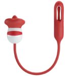 Romance-Alyss Masturbatore orale Rosso-Silicone, 5 velocità · Masturbatori