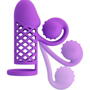 Romance-Harden Purple Guaina Esteso con 10 Funzioni · Anelli & Guaine per pene (imaginea 5)