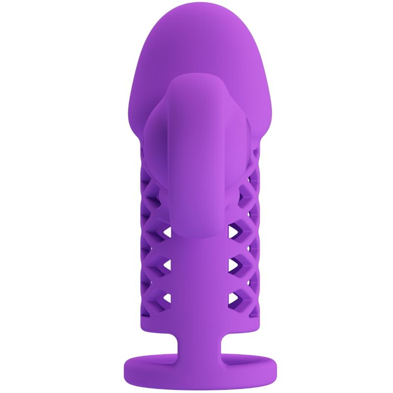 Romance-Harden Purple Guaina Esteso con 10 Funzioni · Anelli & Guaine per pene (imaginea 4)