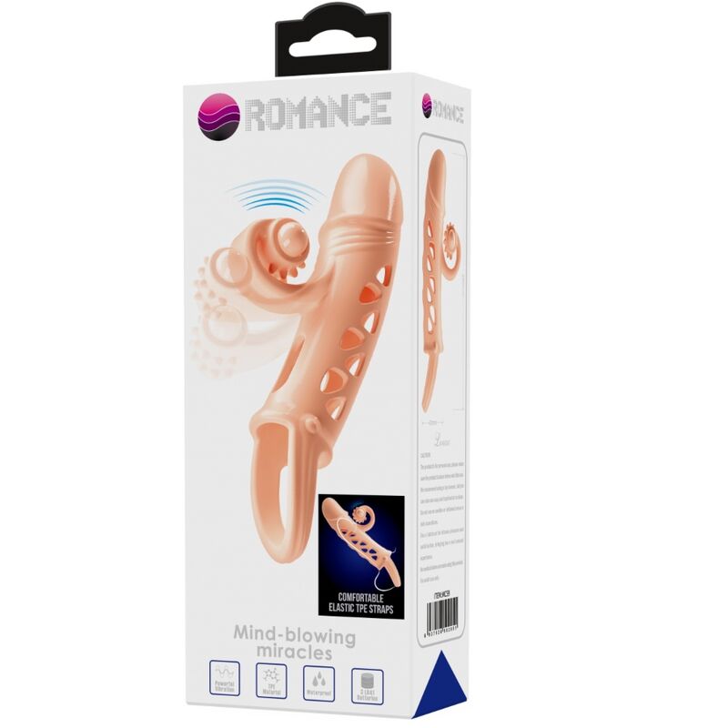 Romance-Guaina Estensore Vibrazione-Silicone · Anelli & Guaine per pene (immagine 8)