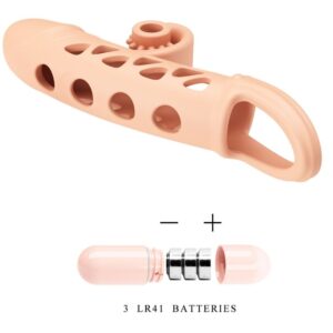 Romance-Guaina Estensore Vibrazione-Silicone · Anelli & Guaine per pene (immagine 5)