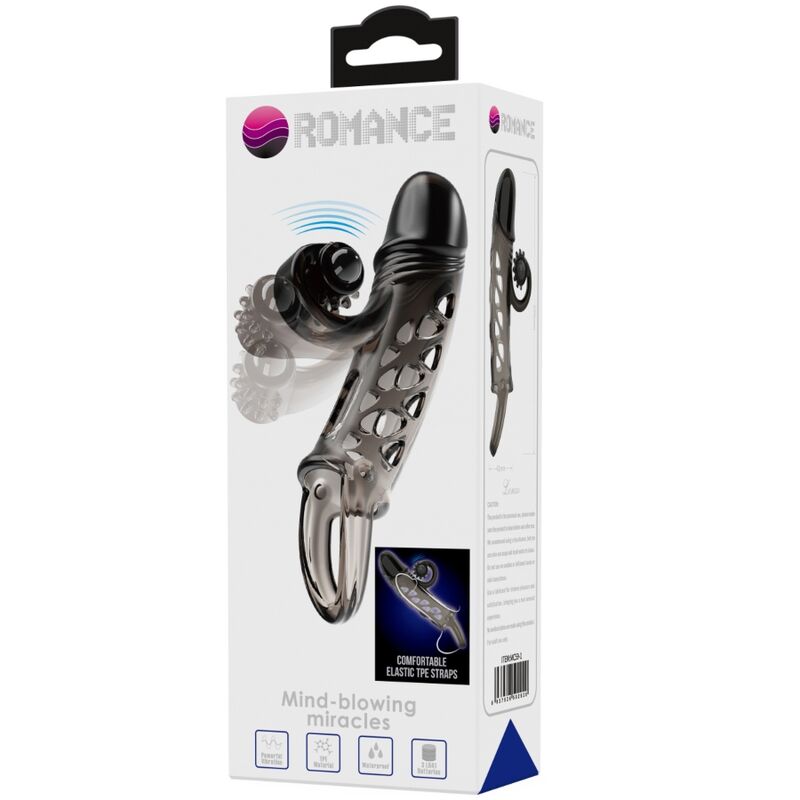 Romance-Guaina Estensore Vibrazione-Silicone · Anelli & Guaine per pene (immagine 14)