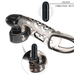 Romance-Guaina Estensore Vibrazione-Silicone · Anelli & Guaine per pene (immagine 13)
