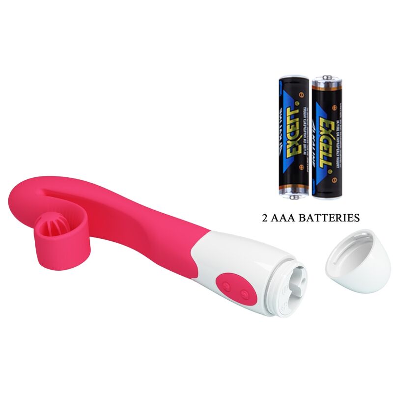 Romance-Rosa Vibratore e Stimolatore 30 Velocità-Silicone, 12 velocità · Vibratori (immagine 5)