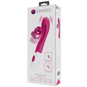 Romance-Rosa Vibratore e Stimolatore 30 Velocità-Silicone, 12 velocità · Vibratori (immagine 4)