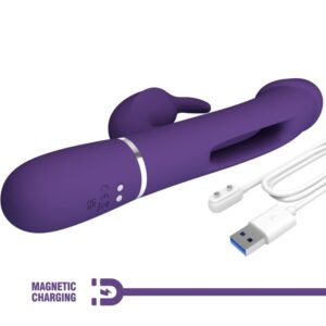 High Tech-Kampas Rabbit 3 in 1 Vibratore Multifunzione — PRETTY LOVE · Vibratori (imaginea 8)