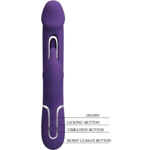 High Tech-Kampas Rabbit 3 in 1 Vibratore Multifunzione — PRETTY LOVE · Vibratori (imaginea 7)