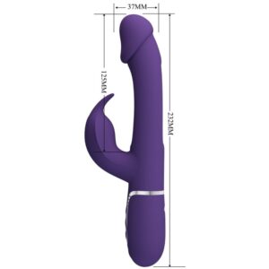 High Tech-Kampas Rabbit 3 in 1 Vibratore Multifunzione — PRETTY LOVE · Vibratori (imaginea 6)