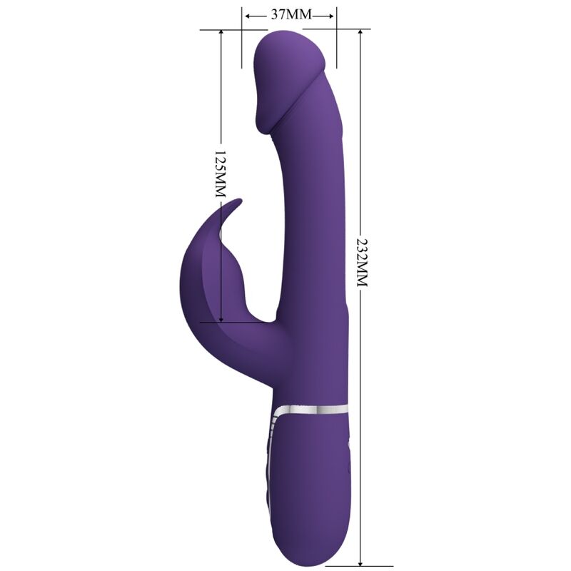 High Tech-Kampas Rabbit 3 in 1 Vibratore Multifunzione — PRETTY LOVE · Vibratori (imaginea 6)