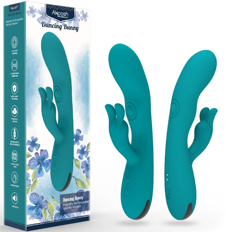 Armony-Dancing Bunny Vibrator Rabbit 10 Velocità Verde-Silicone, 10 4 Armony-Dancing Bunny Vibrator Rabbit 10 Velocità Verde-Silicone, 10 · Vibratori (imaginea 4)