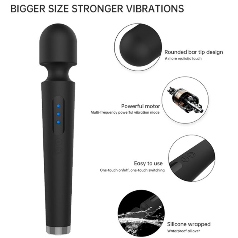 Armony-X Power Large Massaggiatore e Vibratore 7 Vibrazioni · Vibratori (imaginea 4)