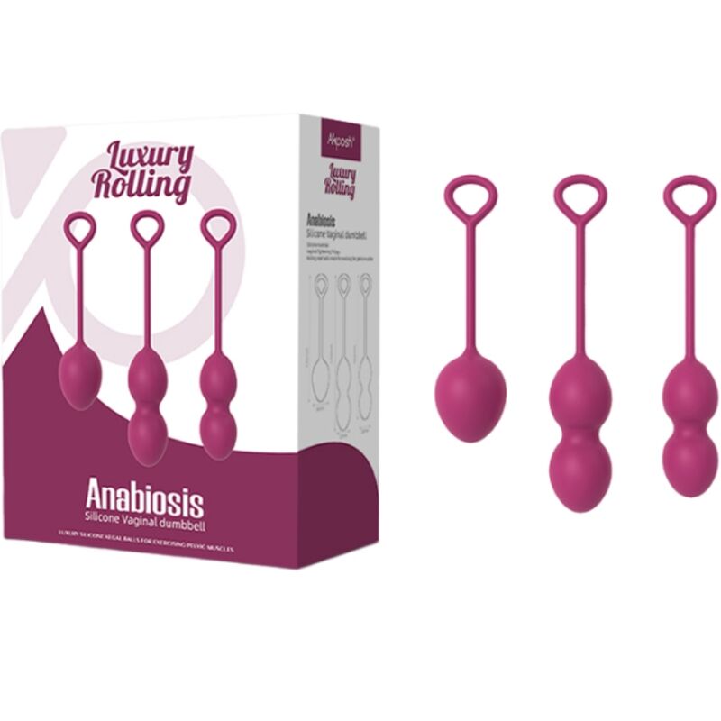 Armony-Anabiosi Vaginale Dumbbell 3 Livelli Burgund-Silicone 6 Armony-Anabiosi Vaginale Dumbbell 3 Livelli Burgund-Silicone · Giocattoli anali (imaginea 6)