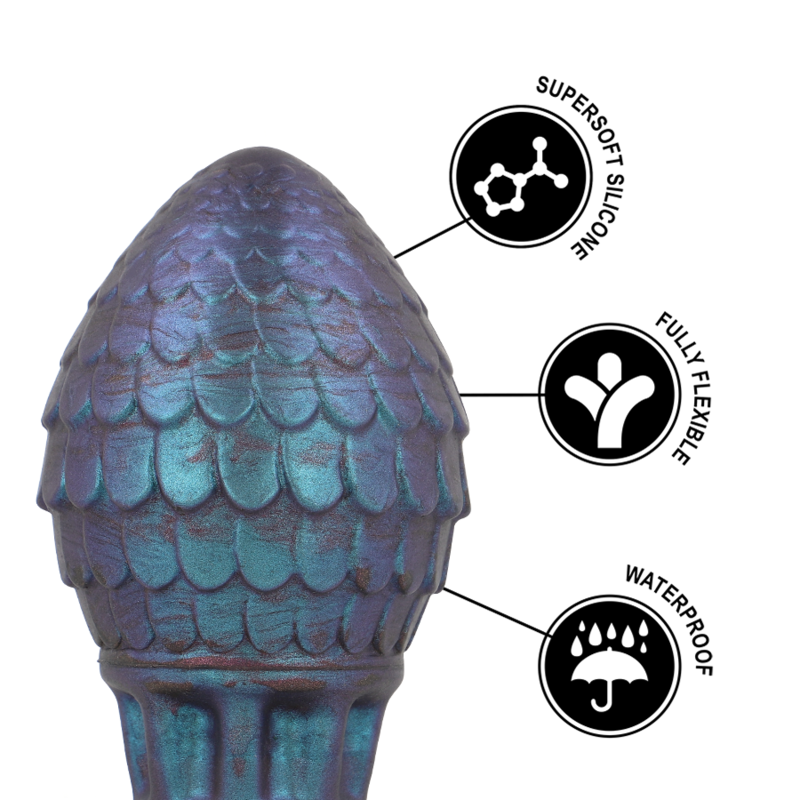 Epic-Vrakos Dragon Egg Plug anale Taglia S-Silicone · Giocattoli anali (immagine 5)