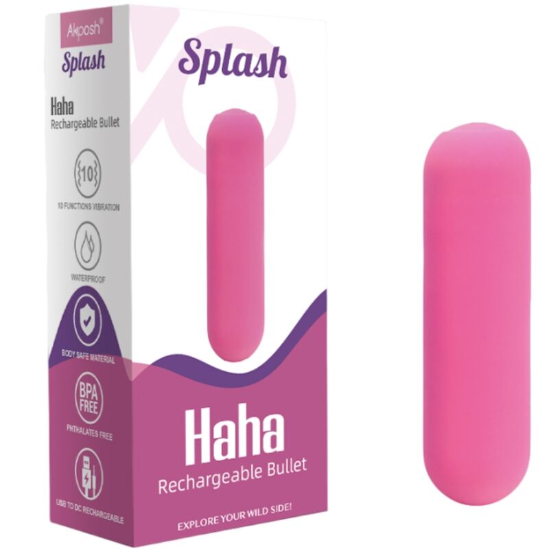 Armony-Splash Haha Vibratore Bullet Silicone 10 Vibrazioni 75 X · Vibratori (immagine 3)
