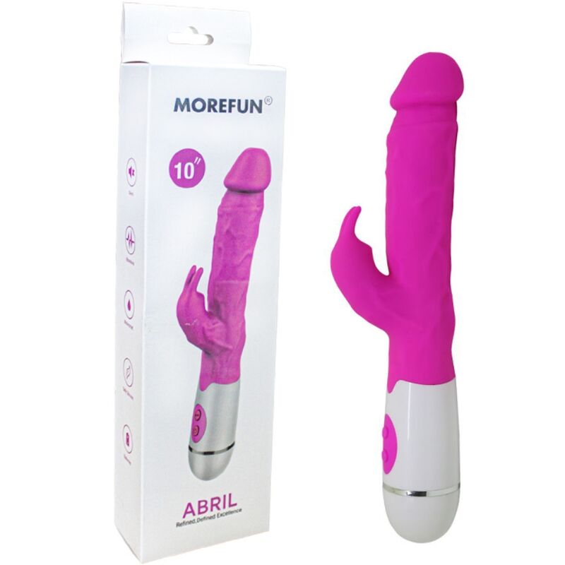 Armony-Aprile Vibratore Rabbit 16 Velocità Rosa-Silicone, 12 velocità · Vibratori (immagine 3)