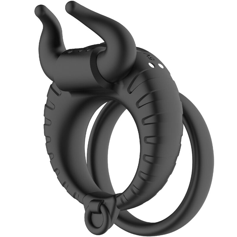 Armony-Anello Vibrator Bull's Passion 10 Velocità Nero-Silicone, 10 · Anelli & Guaine per pene (imaginea 6)
