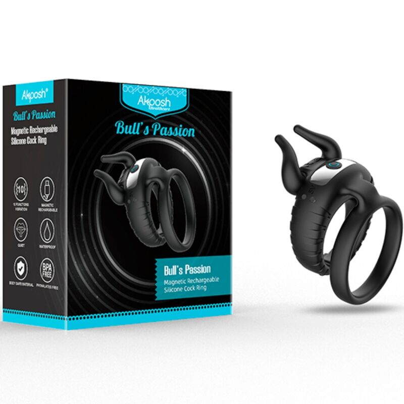 Armony-Anello Vibrator Bull's Passion 10 Velocità Nero-Silicone, 10 3 Armony-Anello Vibrator Bull's Passion 10 Velocità Nero-Silicone, 10 · Anelli & Guaine per pene (imaginea 3)