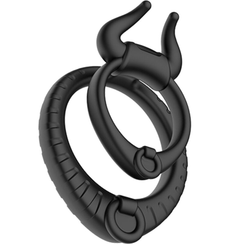 Armony-Bull's Passion Ring Nero-Silicone · Anelli & Guaine per pene