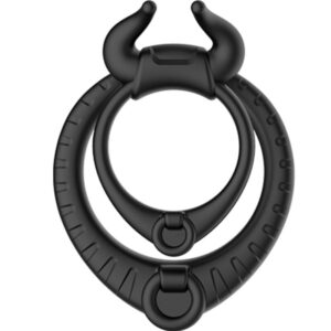 Armony-Bull's Passion Ring Nero-Silicone · Anelli & Guaine per pene (immagine 4)