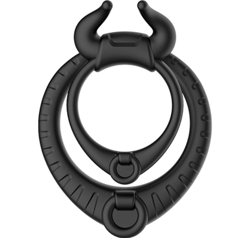 Armony-Bull's Passion Ring Nero-Silicone · Anelli & Guaine per pene (immagine 4)