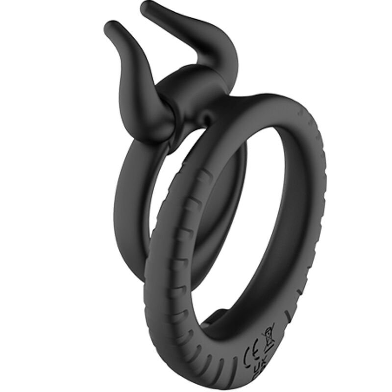 Armony-Bull's Passion Ring Nero-Silicone · Anelli & Guaine per pene (immagine 2)