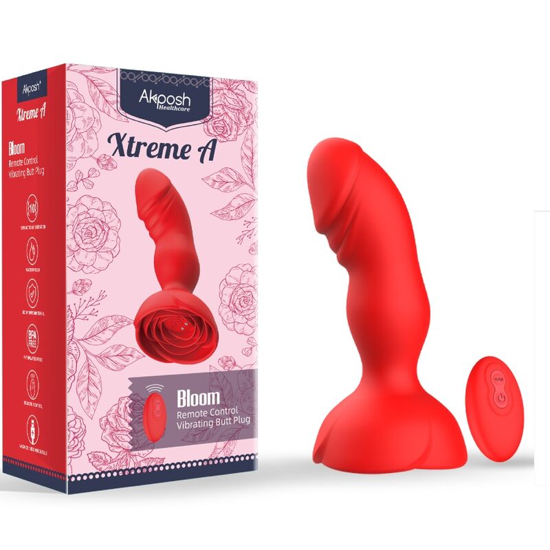 Armony-Extreme di Bloom Rose Vibratore e Plug anale con Telecomando · Giocattoli anali (immagine 2)