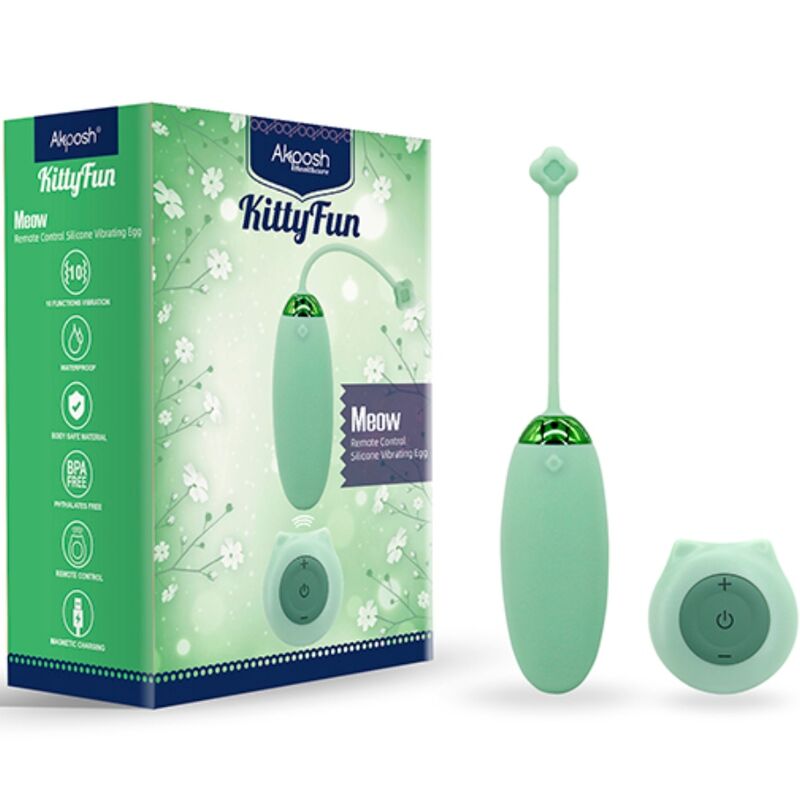 Armony-Kitty Fun Vibratore Tipo Uovo con Telecomando, 10 Vibrazioni 28 Armony-Kitty Fun Vibratore Tipo Uovo con Telecomando, 10 Vibrazioni · Vibratori (imaginea 10)
