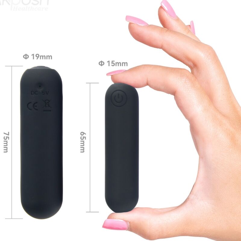 Armony-Splash Haha Vibrator Bullet in Silicone, 10 Vibrazioni, 75 · Vibratori (imaginea 4)