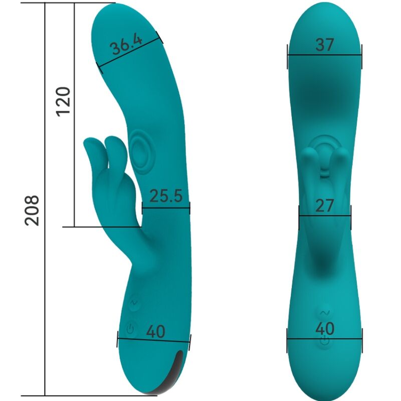 Armony-Dancing Bunny Vibrator Rabbit 10 Velocità Verde-Silicone, 10 3 Armony-Dancing Bunny Vibrator Rabbit 10 Velocità Verde-Silicone, 10 · Vibratori (imaginea 3)