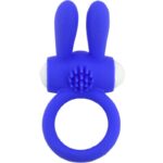 Armony-Mr Bunny Anello Vibratore Silicone, Blu-Waterproof · Anelli & Guaine per pene
